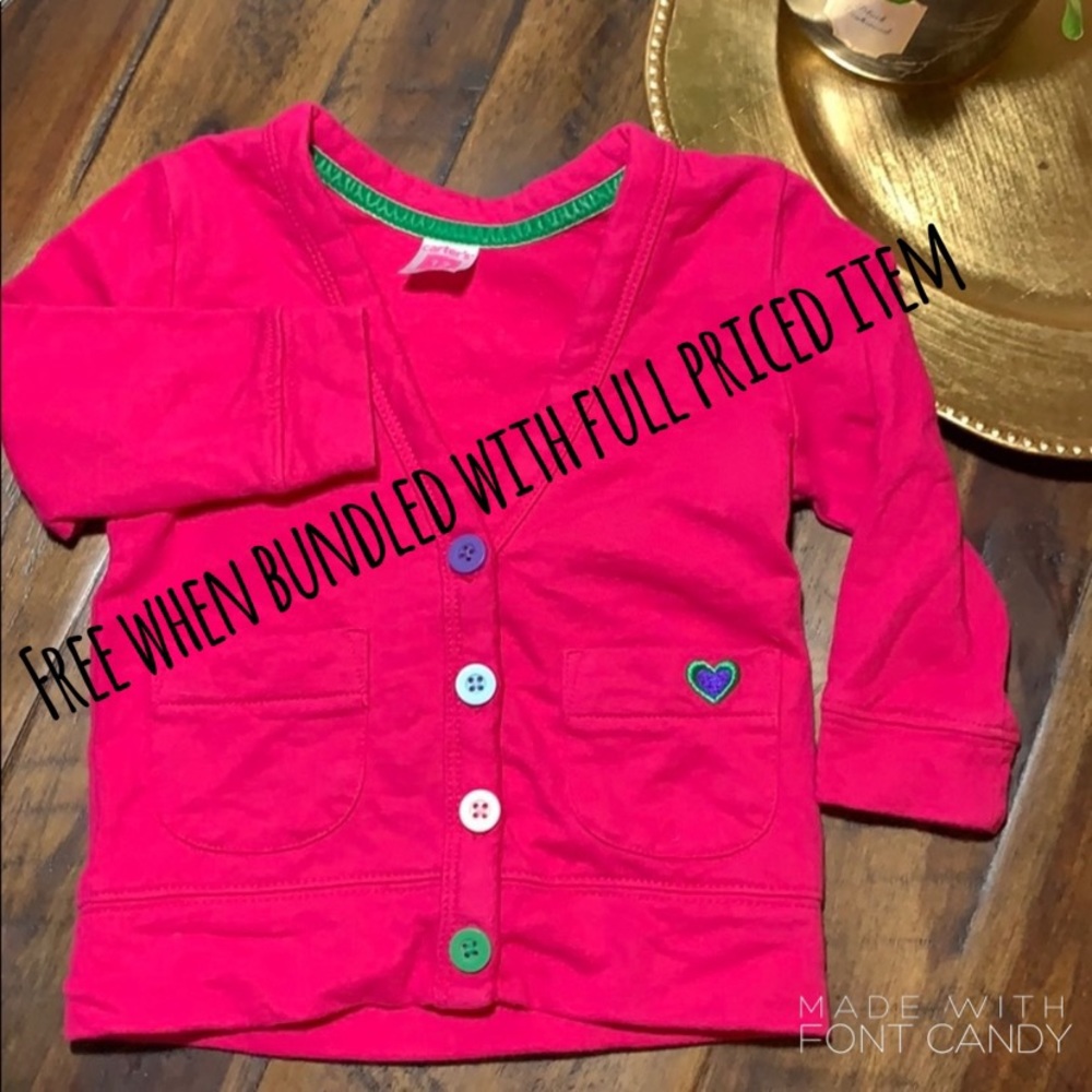 FREE 12M Carter’s pink jacket